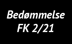 Bedømmelse FK 2/21